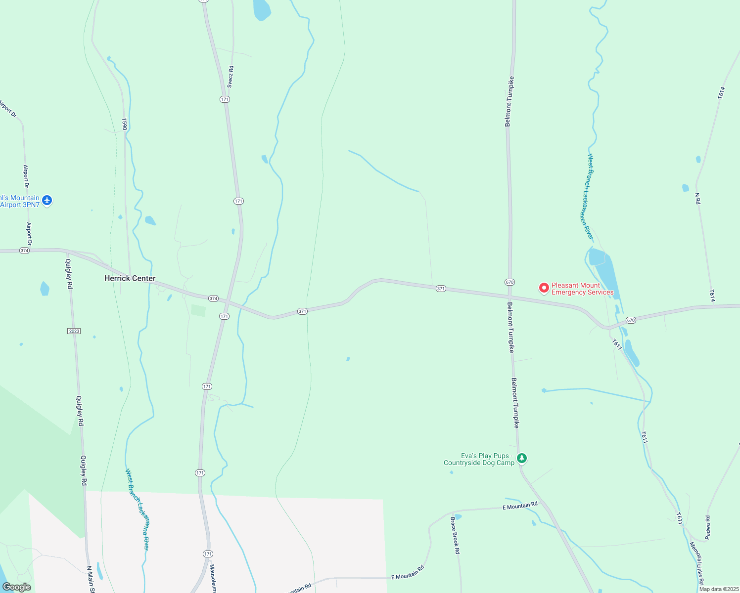 map of restaurants, bars, coffee shops, grocery stores, and more near Cochecton and Great Bend Turnpike in Union Dale