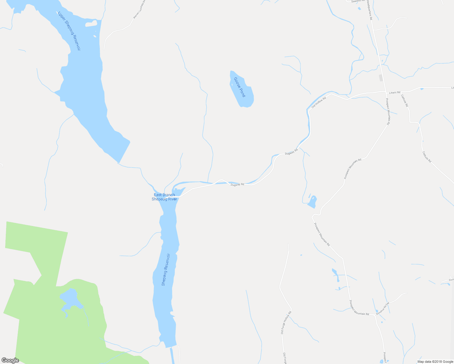 map of restaurants, bars, coffee shops, grocery stores, and more near Dugway Road in Litchfield County