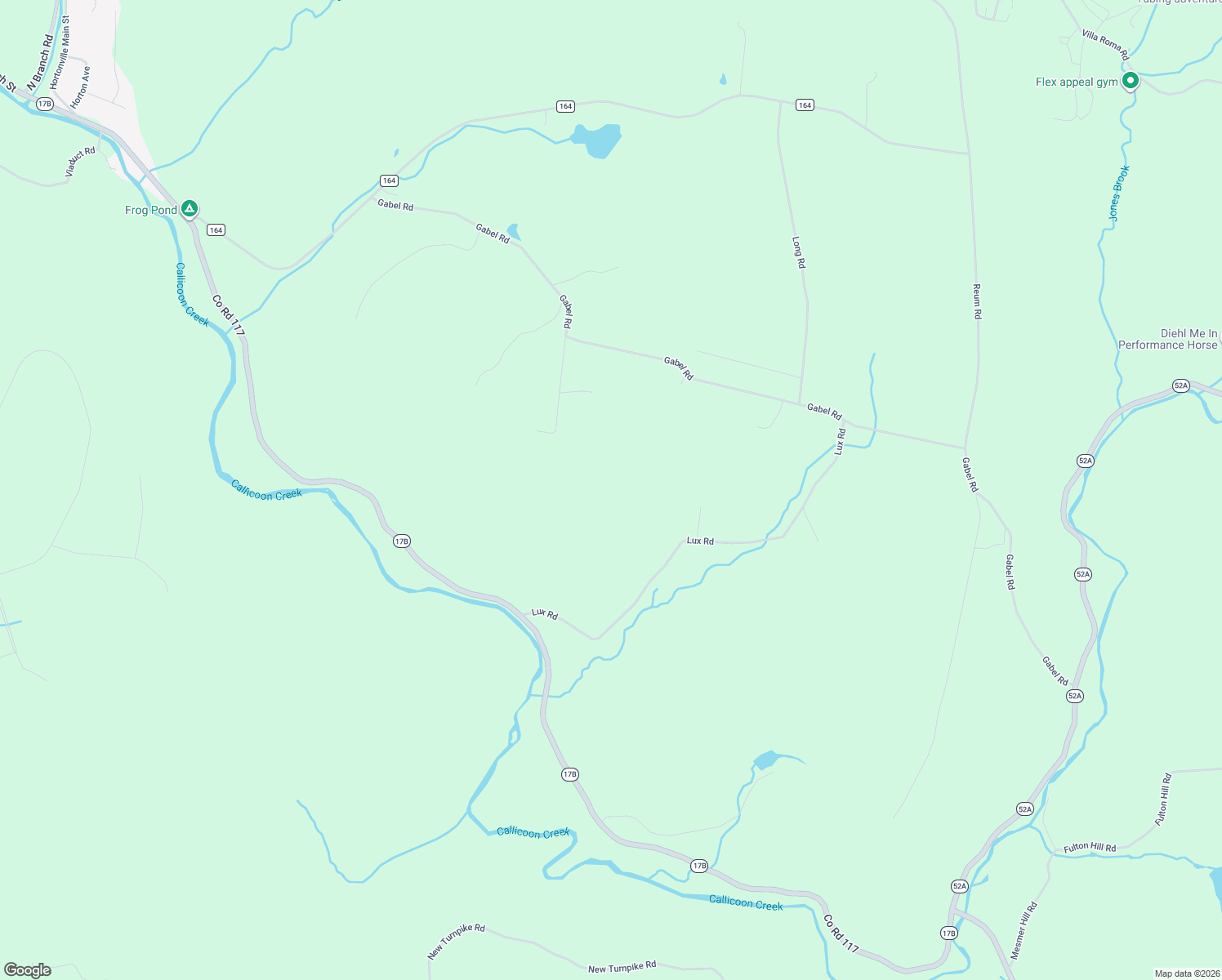 map of restaurants, bars, coffee shops, grocery stores, and more near 96 Boettger Road in Callicoon