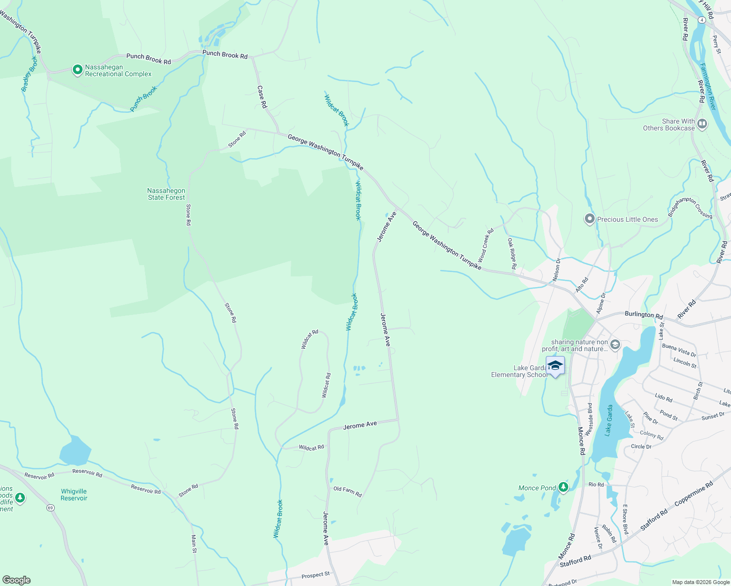 map of restaurants, bars, coffee shops, grocery stores, and more near 85 Jerome Avenue in Burlington