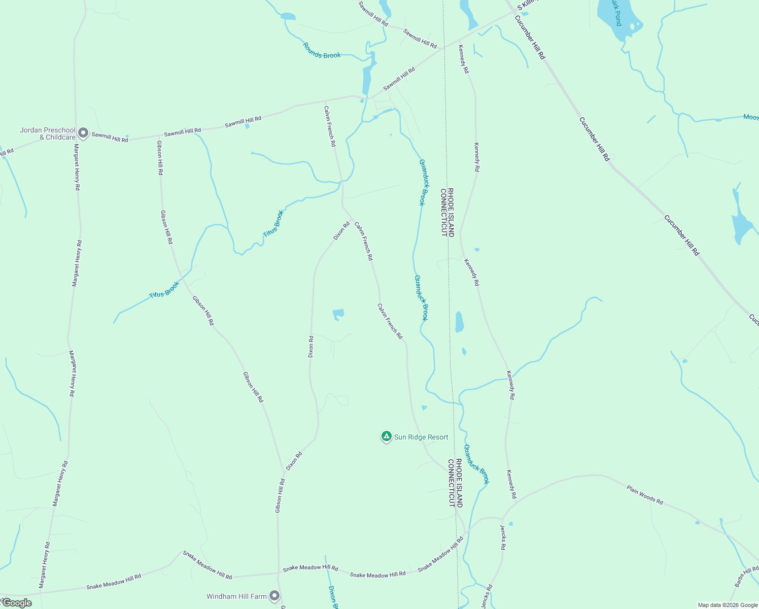 map of restaurants, bars, coffee shops, grocery stores, and more near 5 Calvin French Road in Sterling