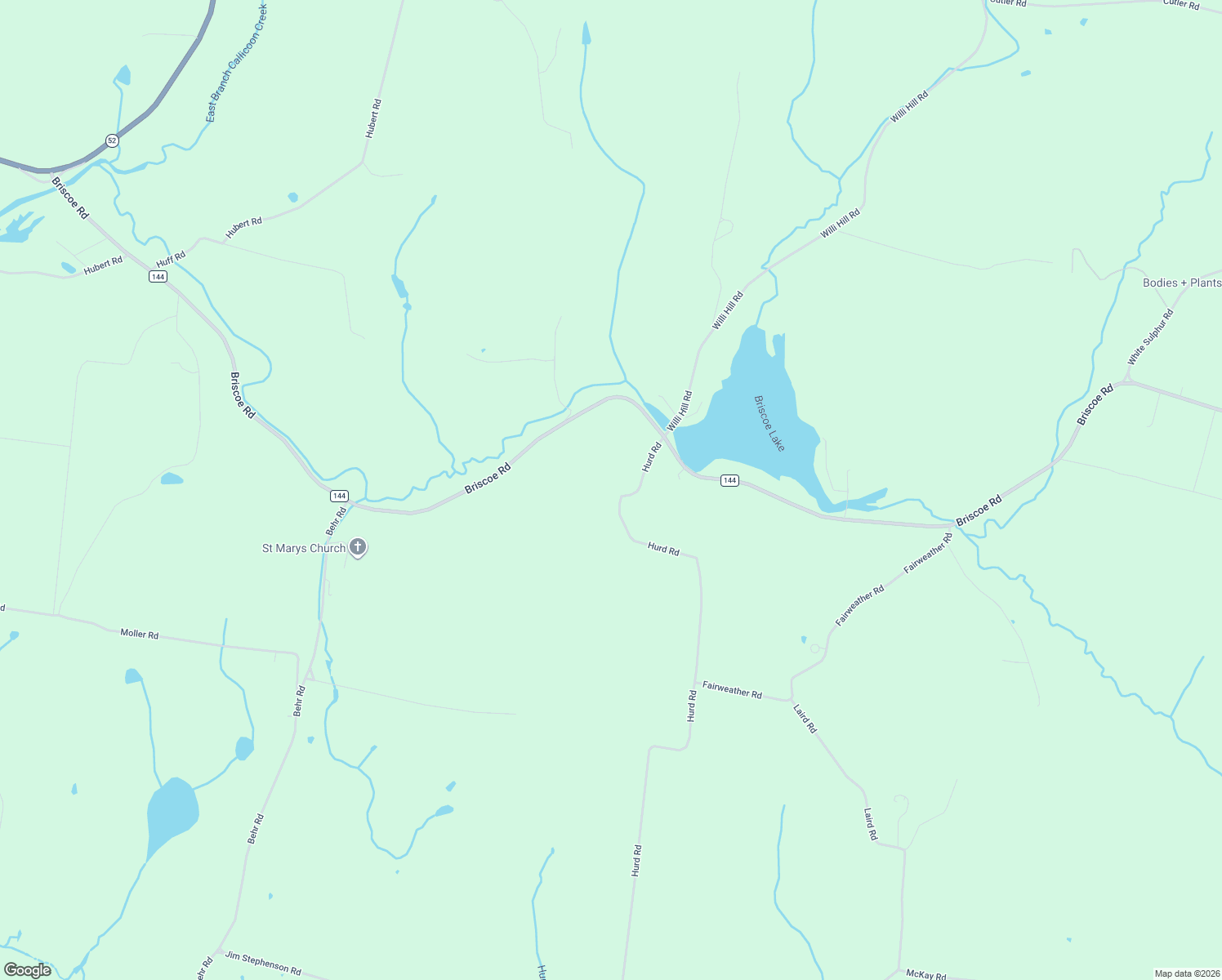 map of restaurants, bars, coffee shops, grocery stores, and more near 1041 Hurd Road in Swan Lake