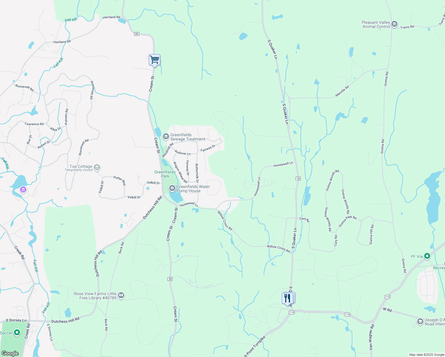 map of restaurants, bars, coffee shops, grocery stores, and more near 26 Woodland Cir in Hyde Park