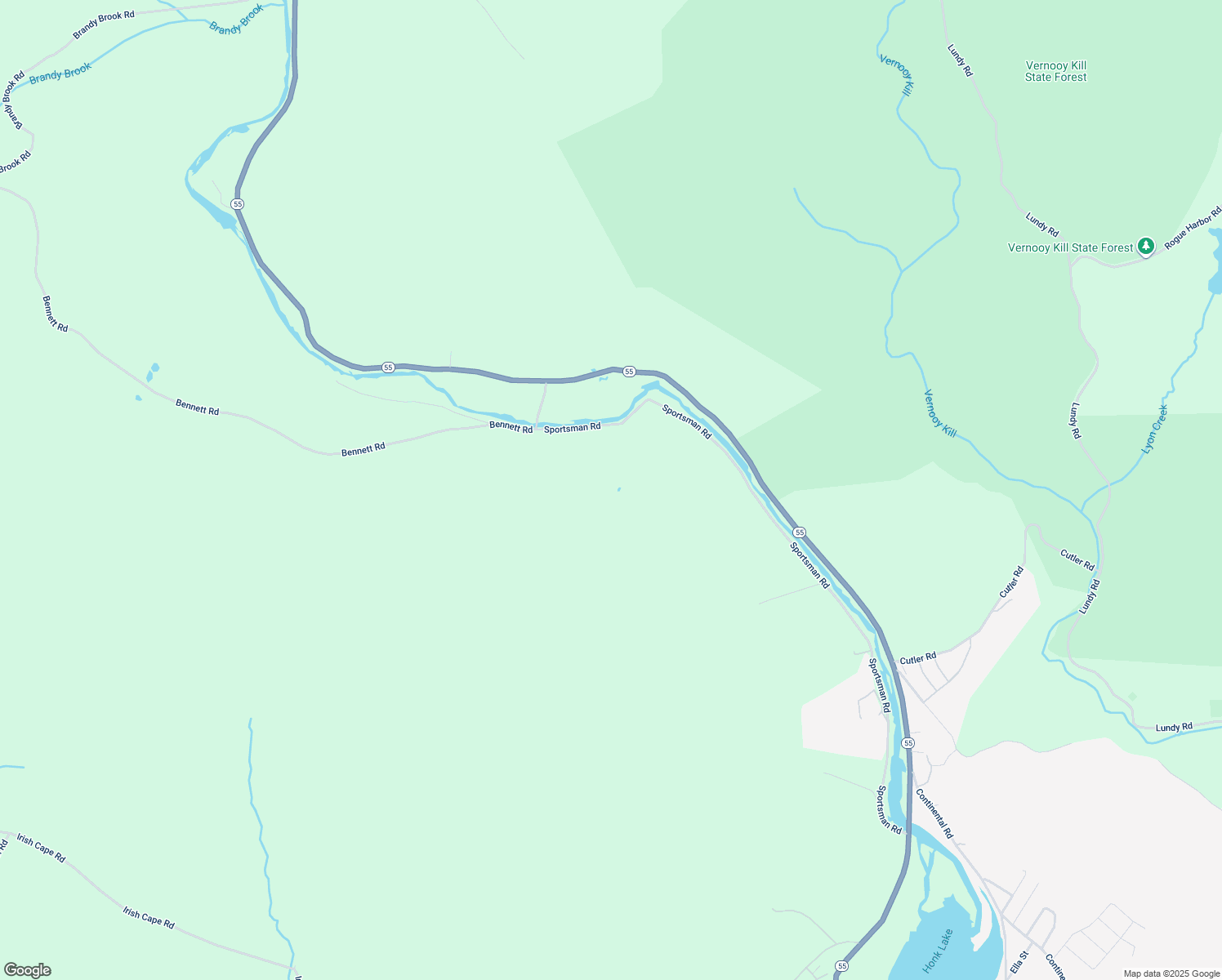 map of restaurants, bars, coffee shops, grocery stores, and more near 229 Sportsman Road in Napanoch