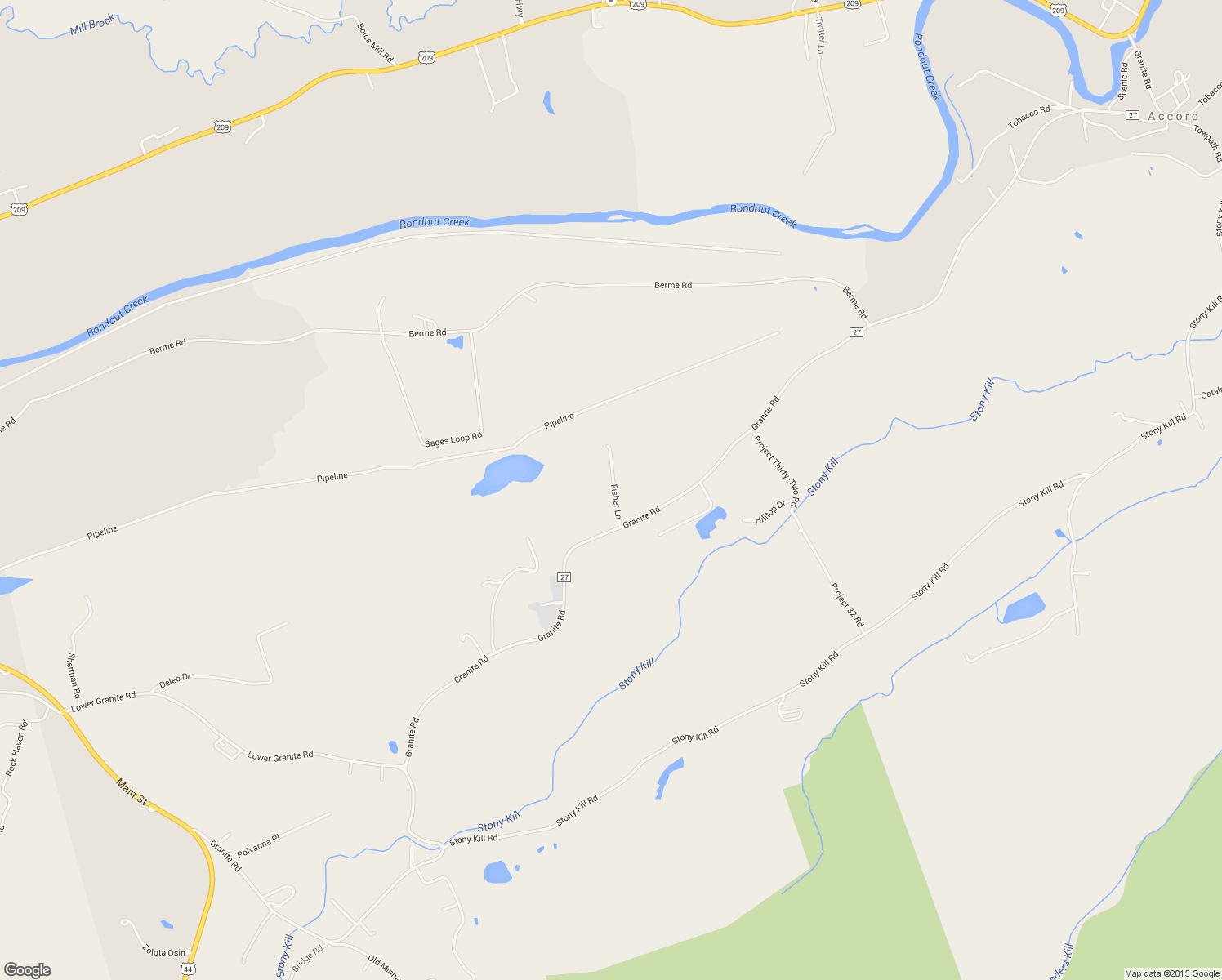 map of restaurants, bars, coffee shops, grocery stores, and more near 715 Fisher Lane in Kerhonkson