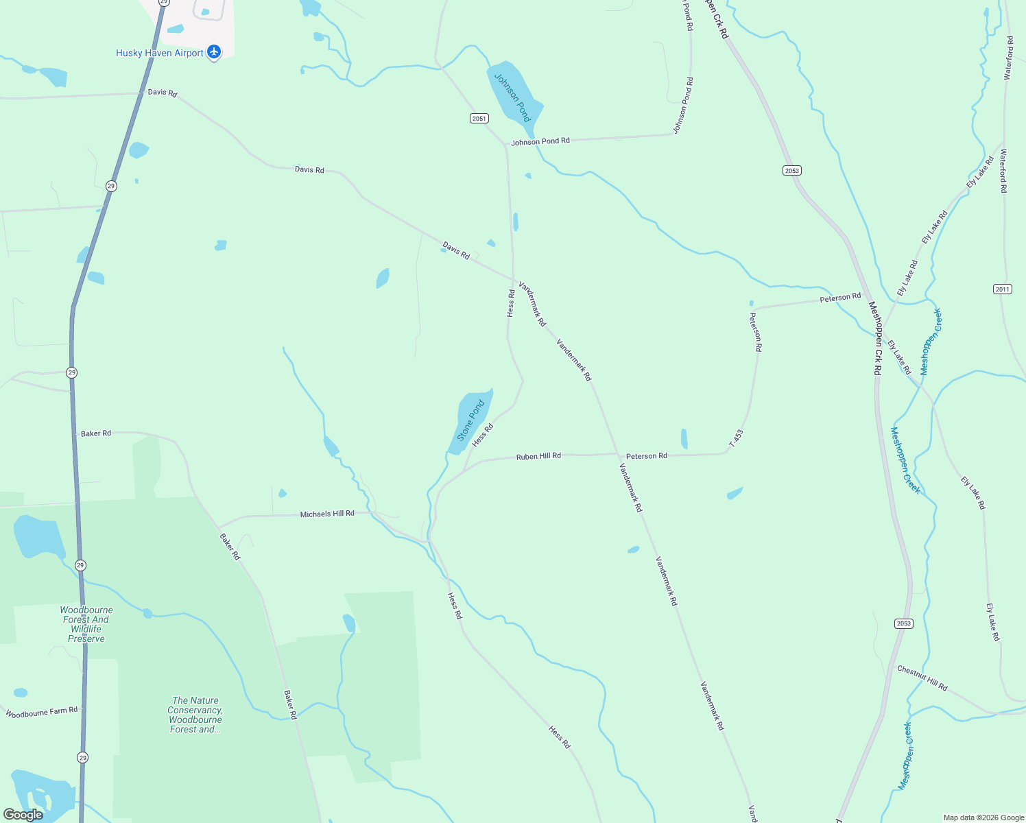 map of restaurants, bars, coffee shops, grocery stores, and more near 1942 Hess Road in Montrose