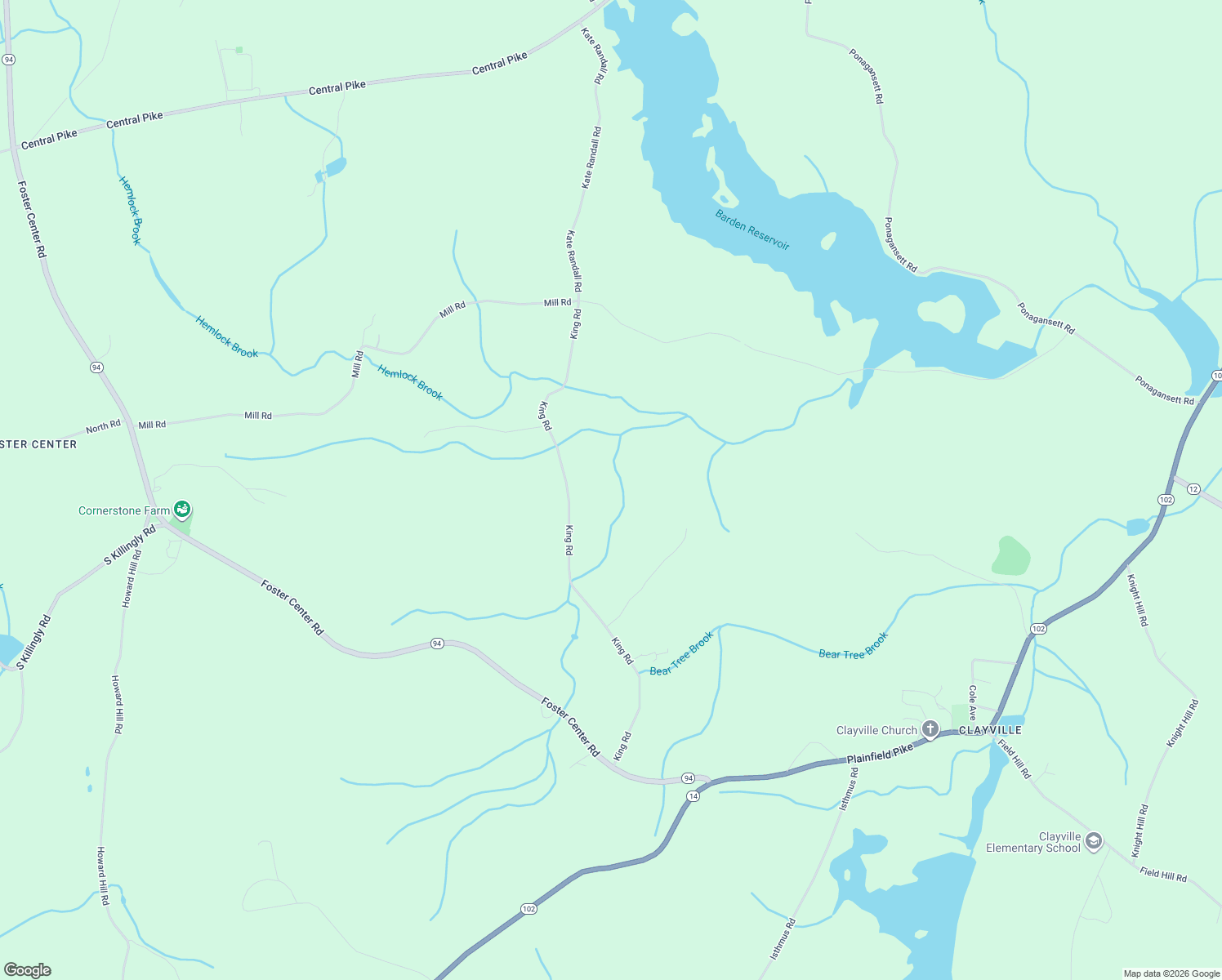 map of restaurants, bars, coffee shops, grocery stores, and more near in Foster