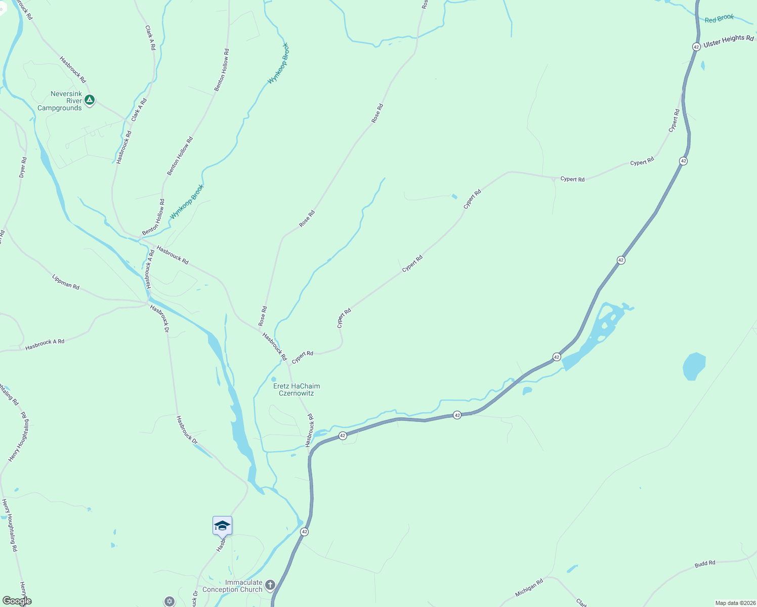 map of restaurants, bars, coffee shops, grocery stores, and more near 364 Cypert Road in Woodbourne