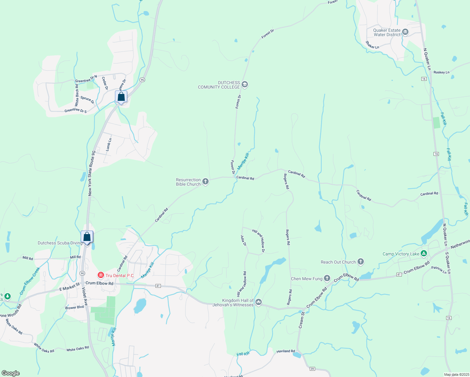 map of restaurants, bars, coffee shops, grocery stores, and more near 120 Cardinal Road in Hyde Park