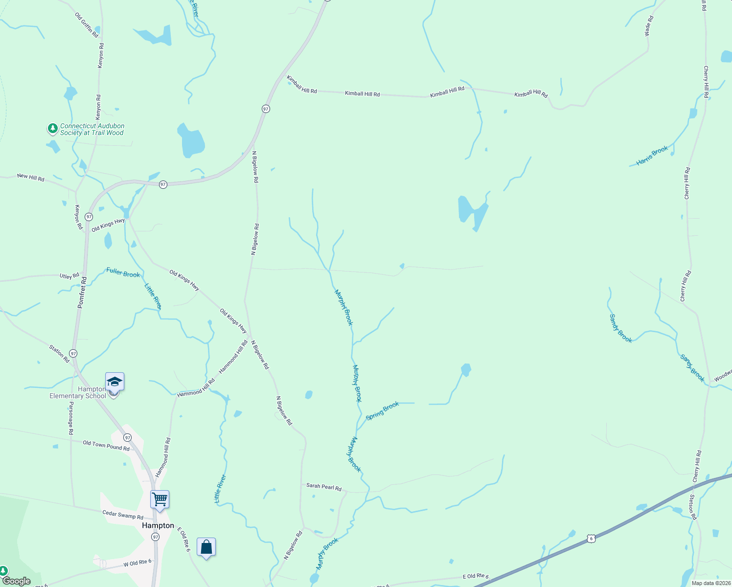 map of restaurants, bars, coffee shops, grocery stores, and more near 127 Windy Hill Road in Hampton