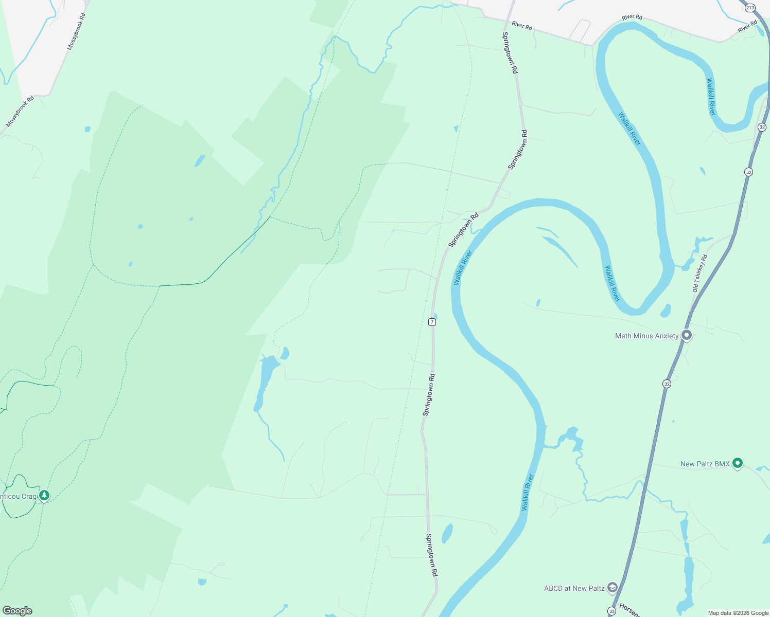 map of restaurants, bars, coffee shops, grocery stores, and more near 69 Cereus Way in New Paltz