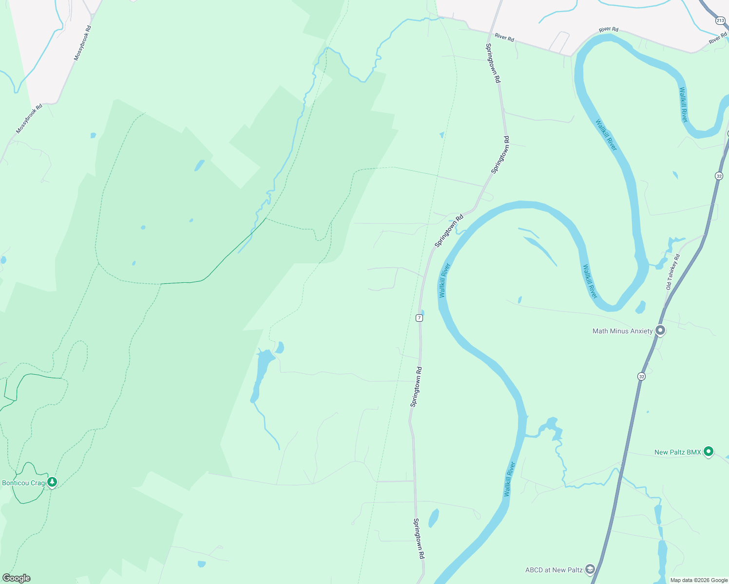 map of restaurants, bars, coffee shops, grocery stores, and more near 74 Cereus Way in New Paltz