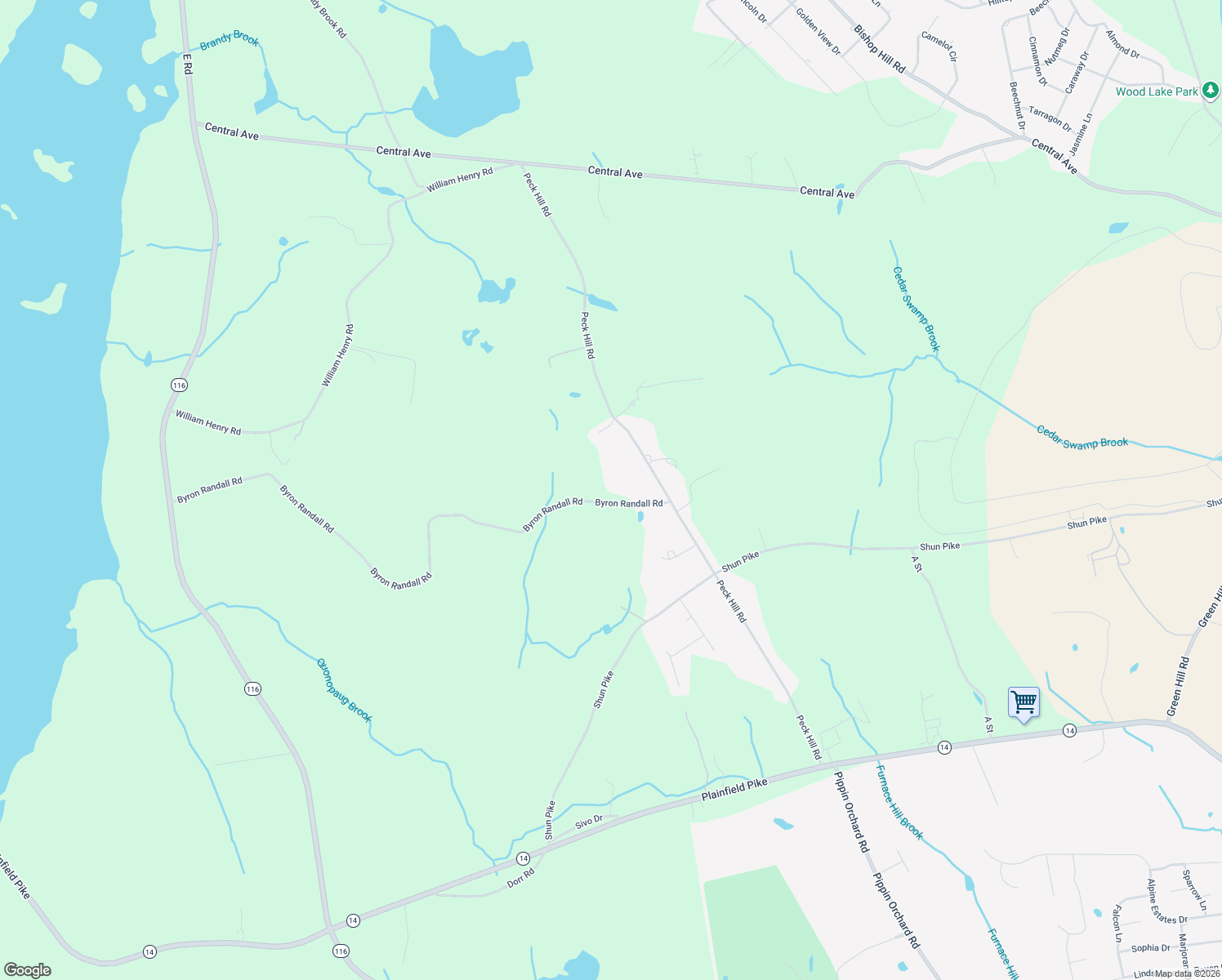 map of restaurants, bars, coffee shops, grocery stores, and more near 314 Byron Randall Road in Scituate