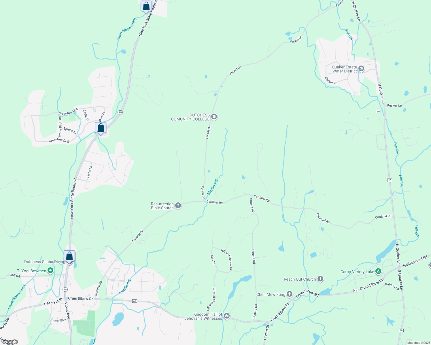 map of restaurants, bars, coffee shops, grocery stores, and more near 18 Forest Dr in Hyde Park