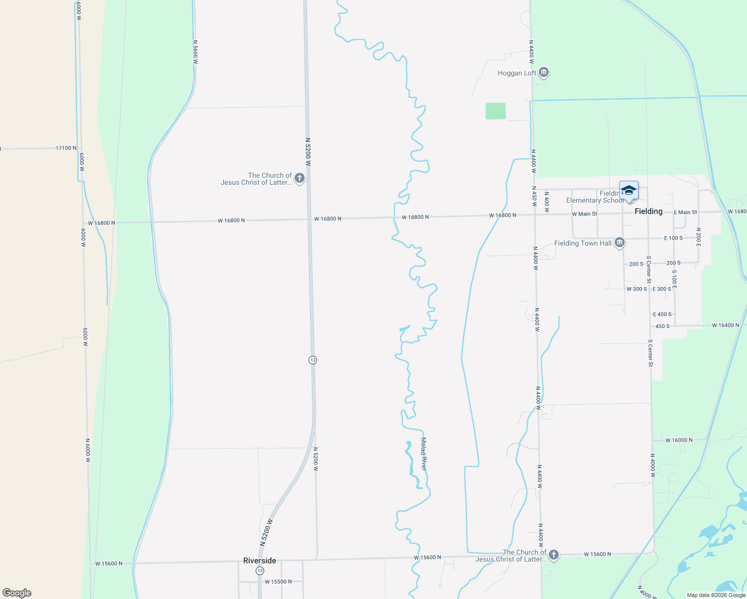 map of restaurants, bars, coffee shops, grocery stores, and more near 16560 N 5200 W in Garland