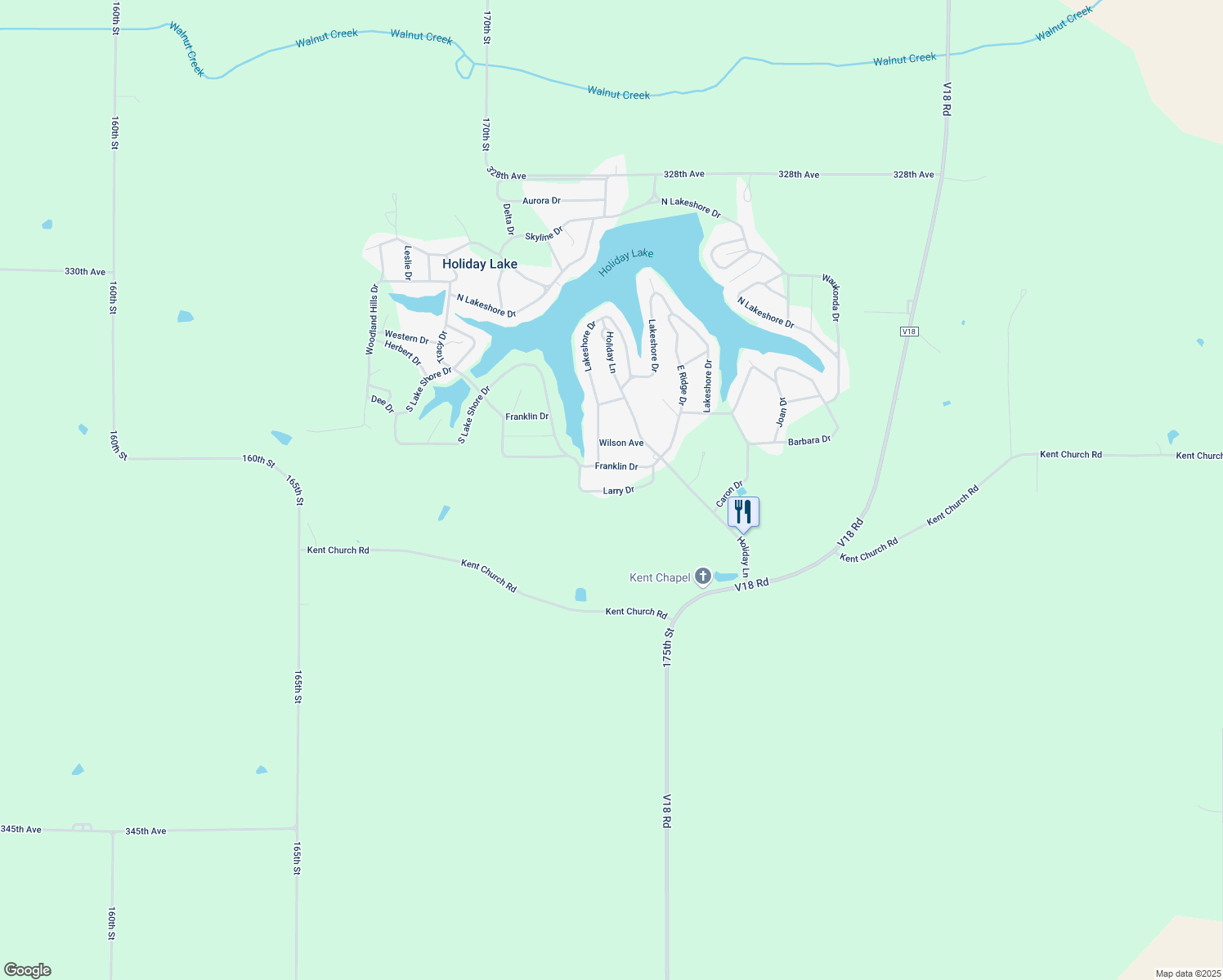 map of restaurants, bars, coffee shops, grocery stores, and more near 2070 Larry Drive in Brooklyn