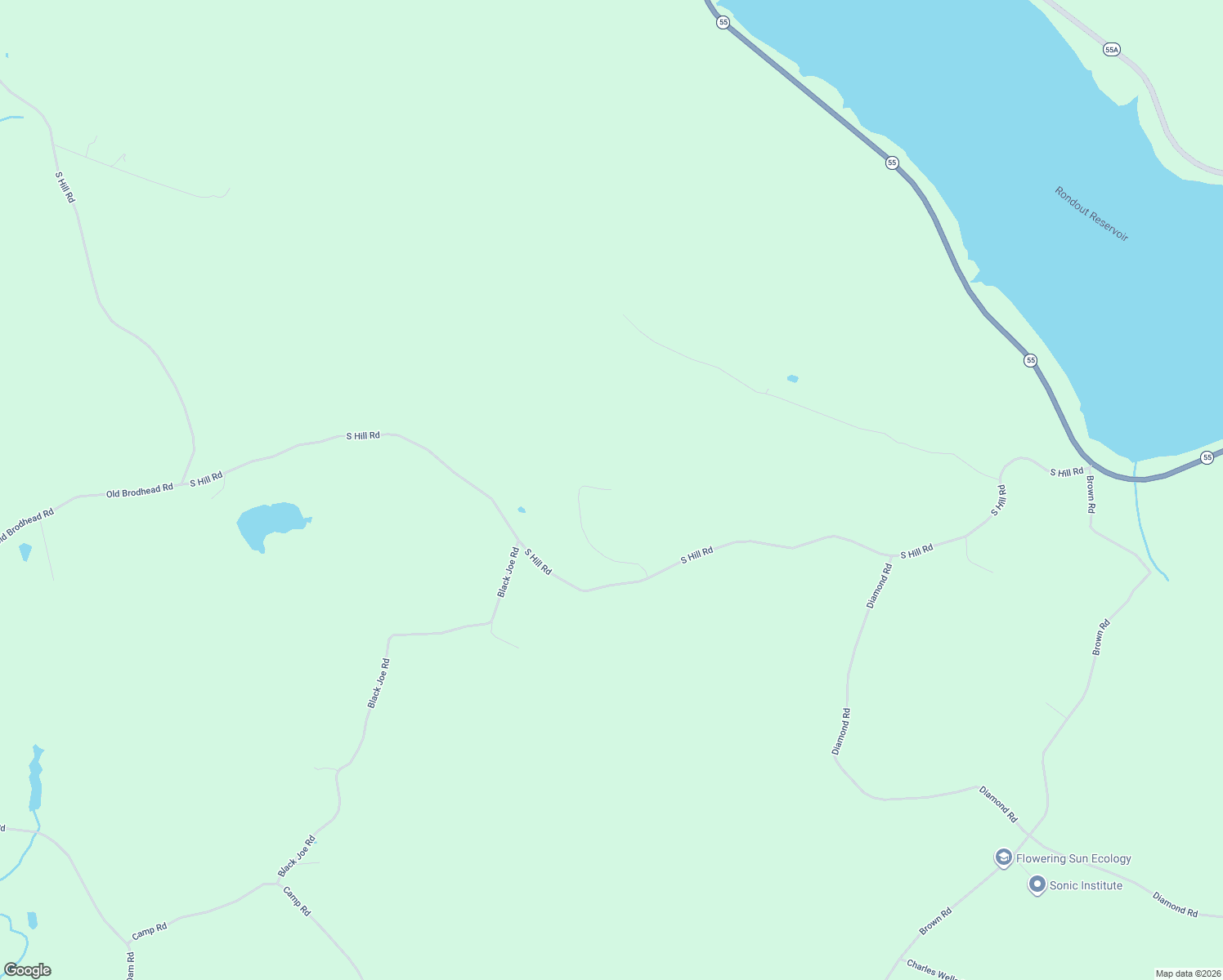 map of restaurants, bars, coffee shops, grocery stores, and more near 80 Red Rock Road in Ulster County