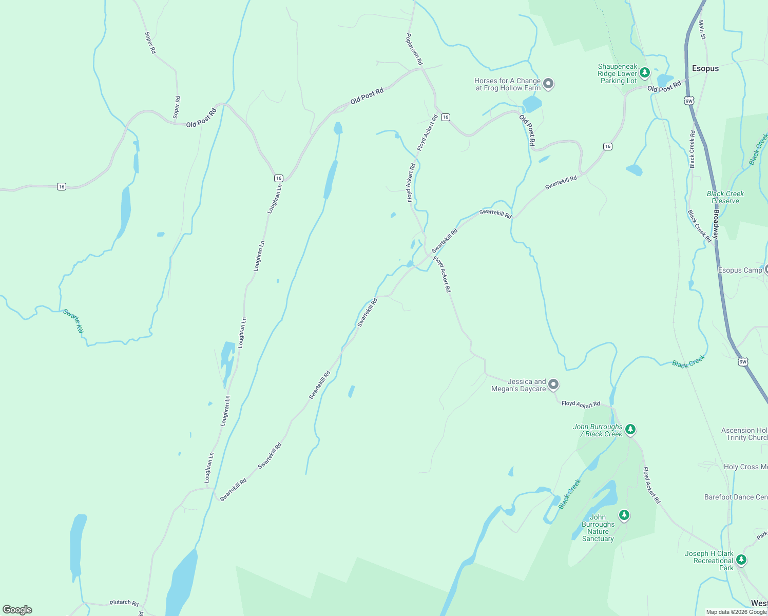 map of restaurants, bars, coffee shops, grocery stores, and more near 409 Swartekill Road in Highland