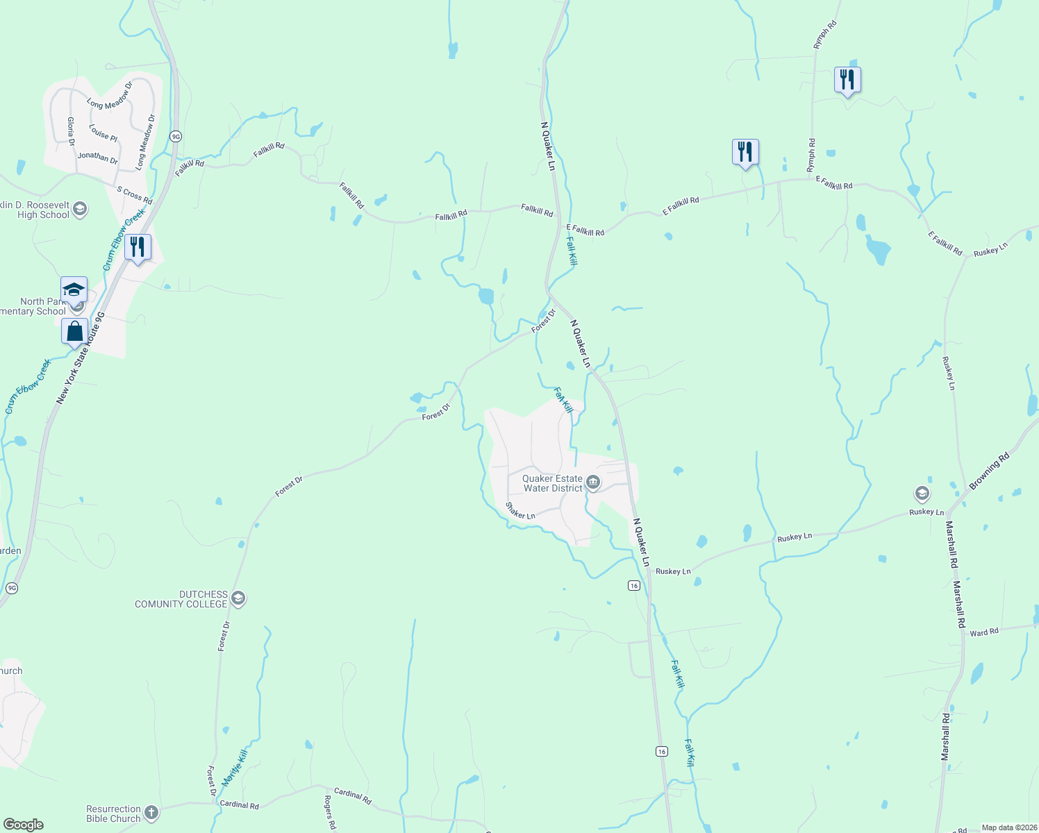 map of restaurants, bars, coffee shops, grocery stores, and more near 23 Guerney Dr in Hyde Park