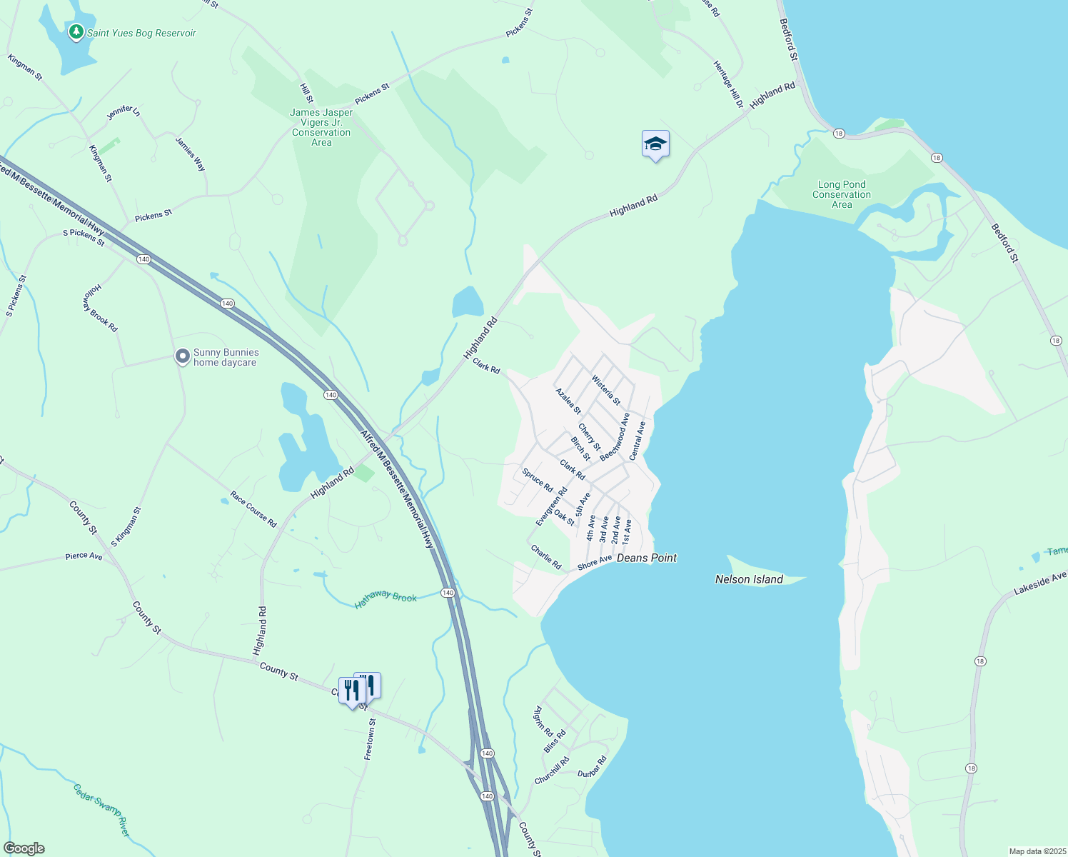 18 Clark Road, Lakeville MA Walk Score