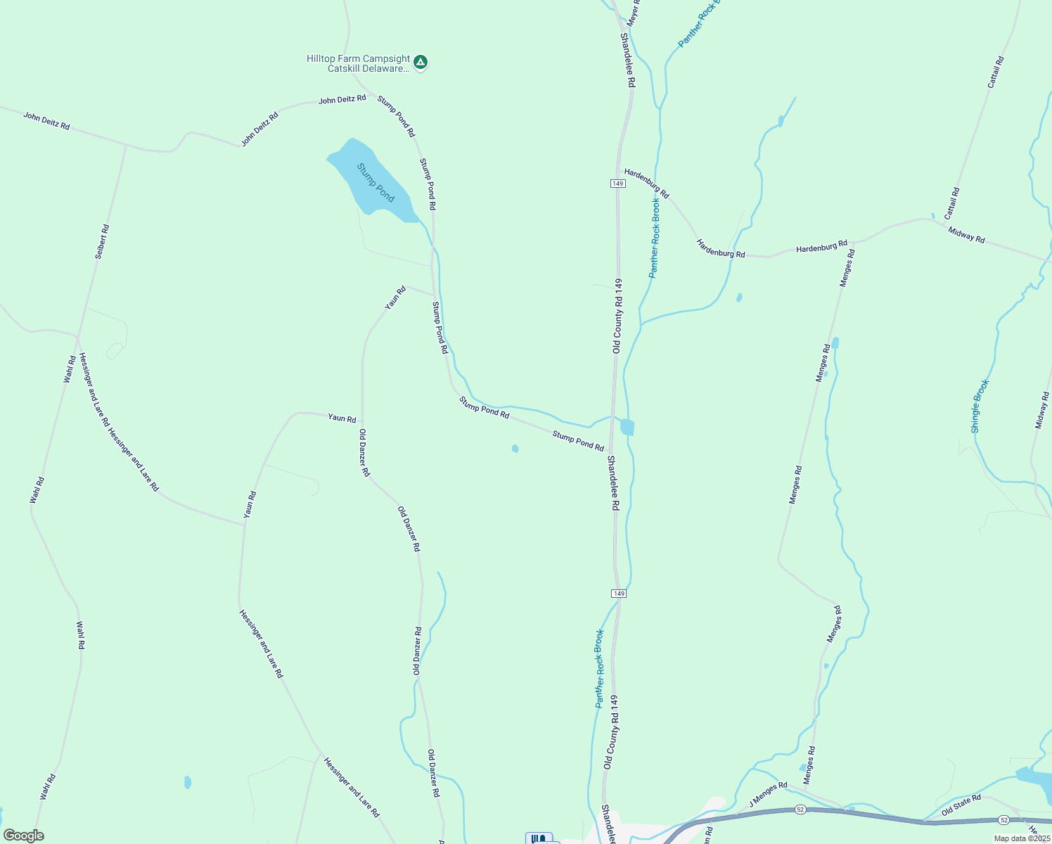 map of restaurants, bars, coffee shops, grocery stores, and more near 54 Stump Pond Road in Livingston Manor