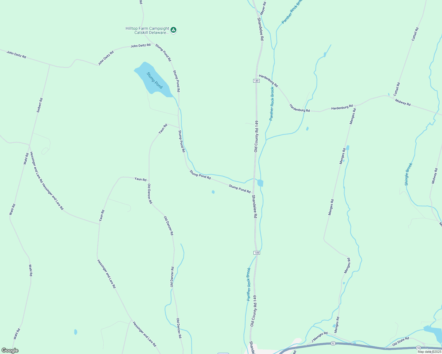 map of restaurants, bars, coffee shops, grocery stores, and more near 54 Stump Pond Rd in Livingston Manor