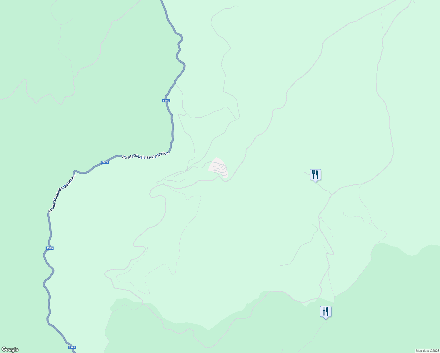 map of restaurants, bars, coffee shops, grocery stores, and more near in Province of Foggia