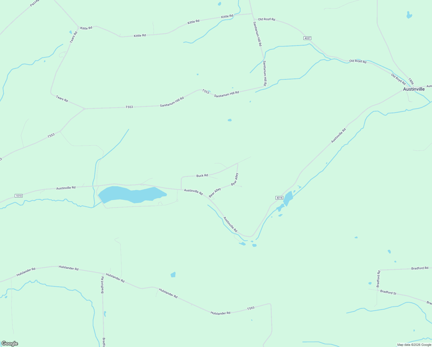 map of restaurants, bars, coffee shops, grocery stores, and more near Buck Road in Troy