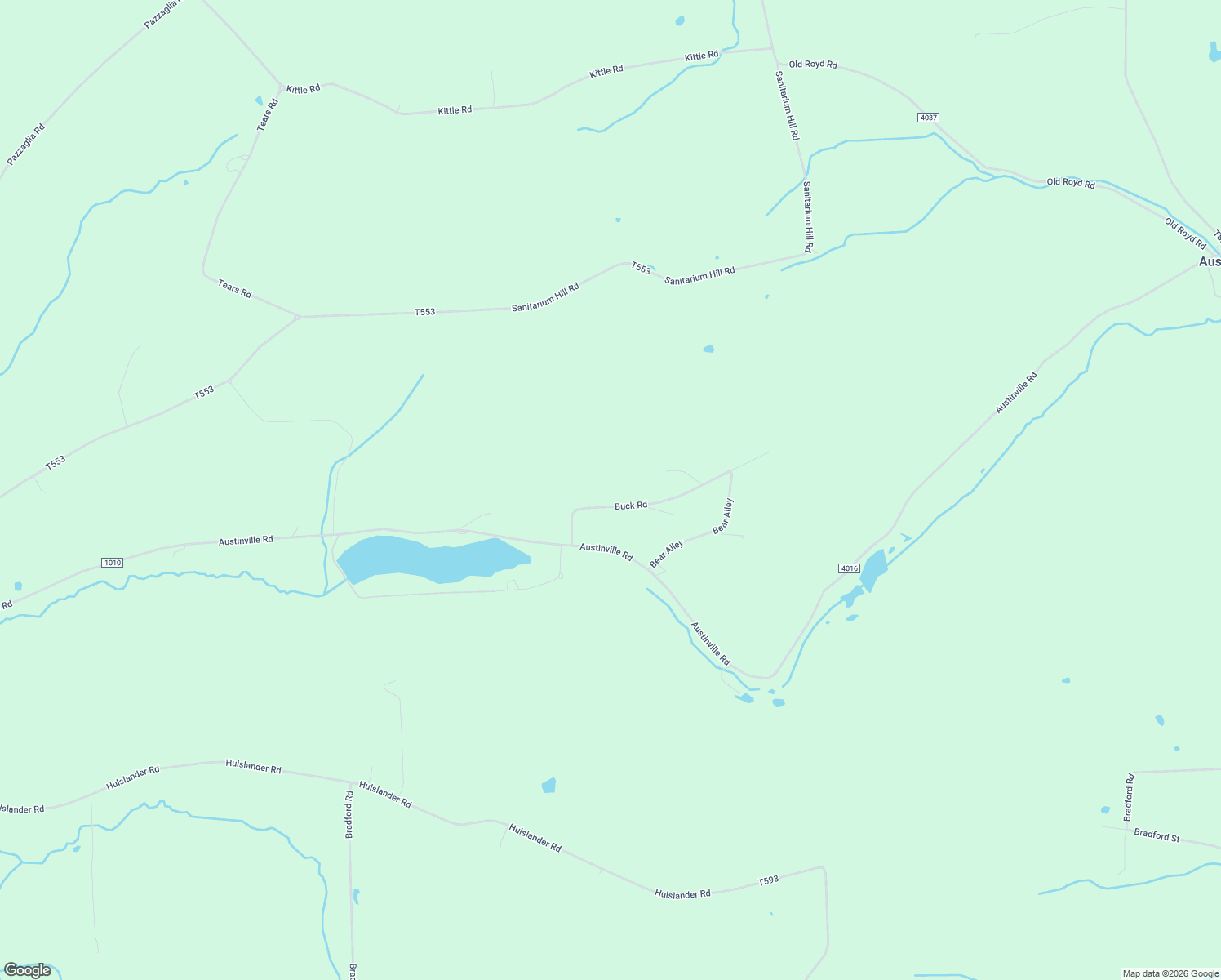 map of restaurants, bars, coffee shops, grocery stores, and more near Buck Road in Troy