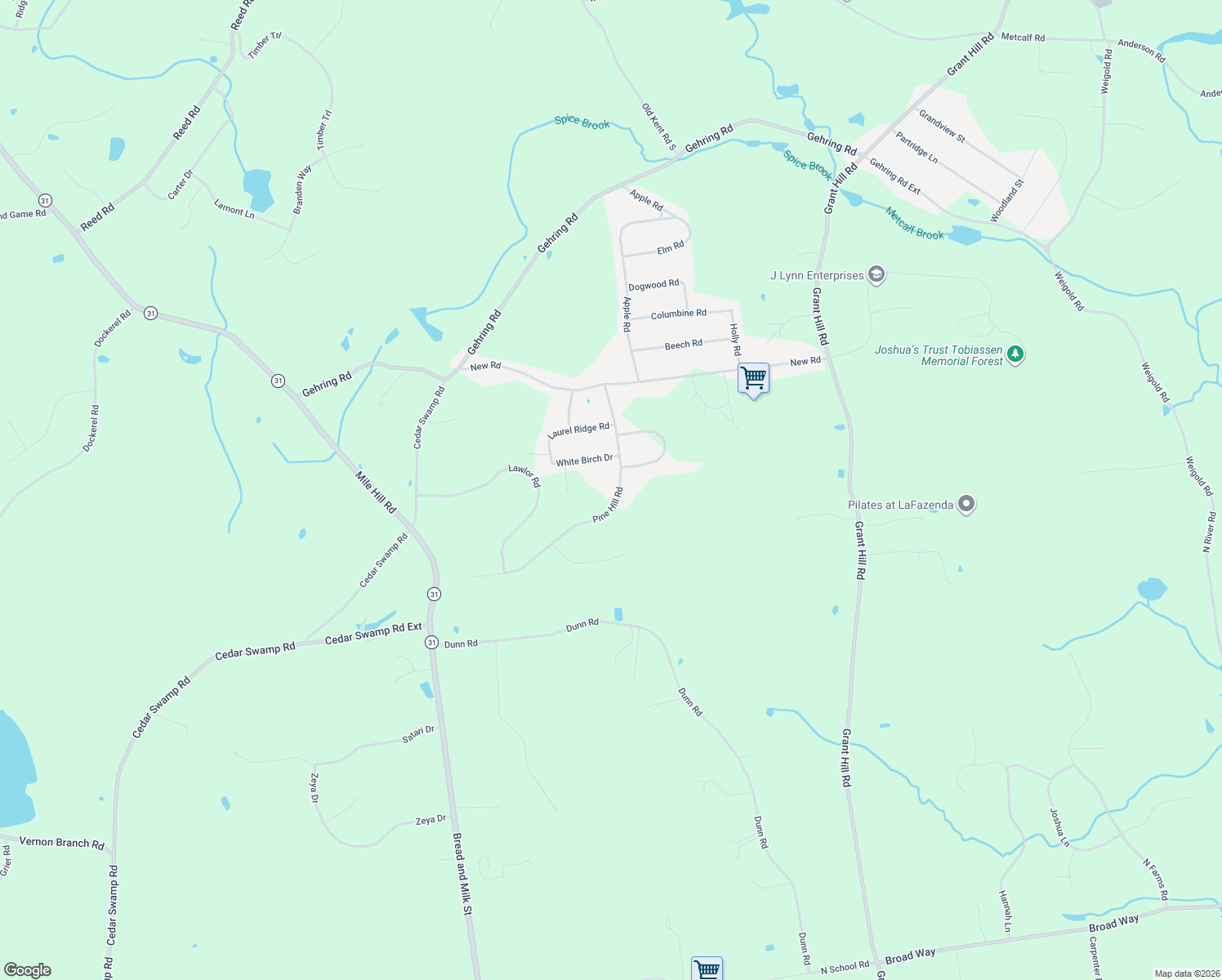 map of restaurants, bars, coffee shops, grocery stores, and more near 70 Pine Hill Road in Tolland