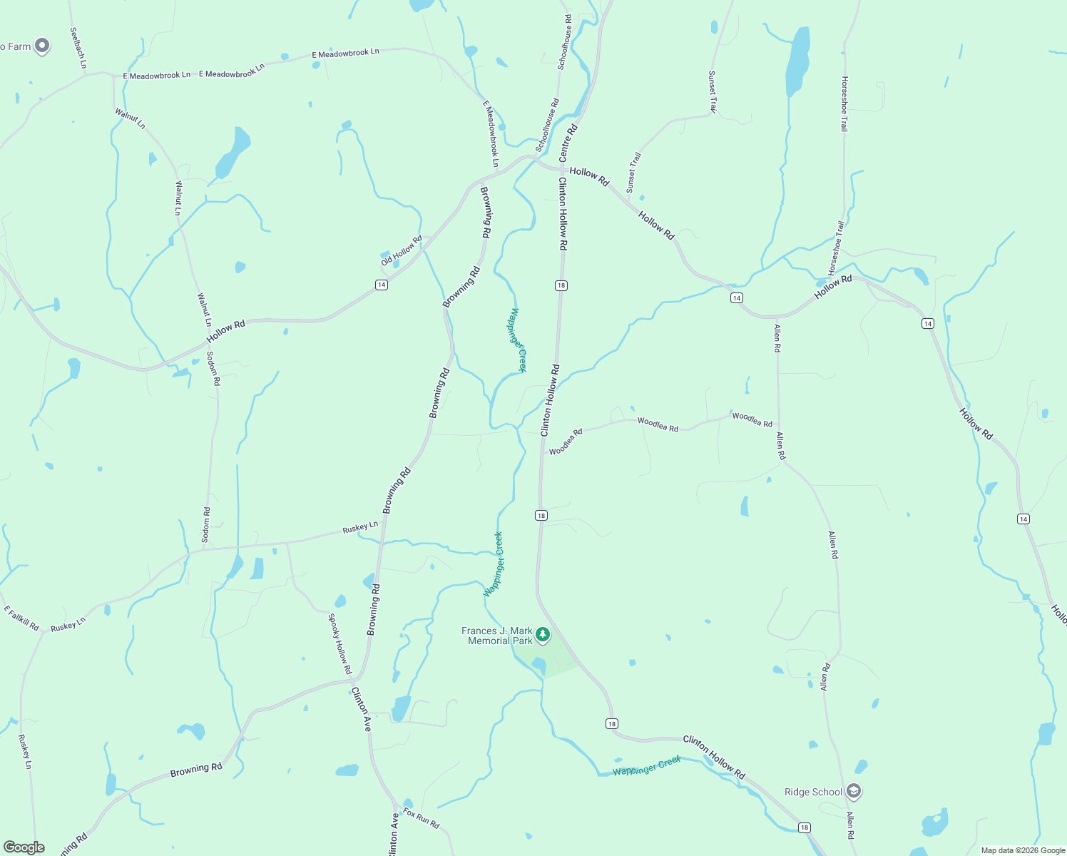 map of restaurants, bars, coffee shops, grocery stores, and more near 12 East Halstead Road in Salt Point