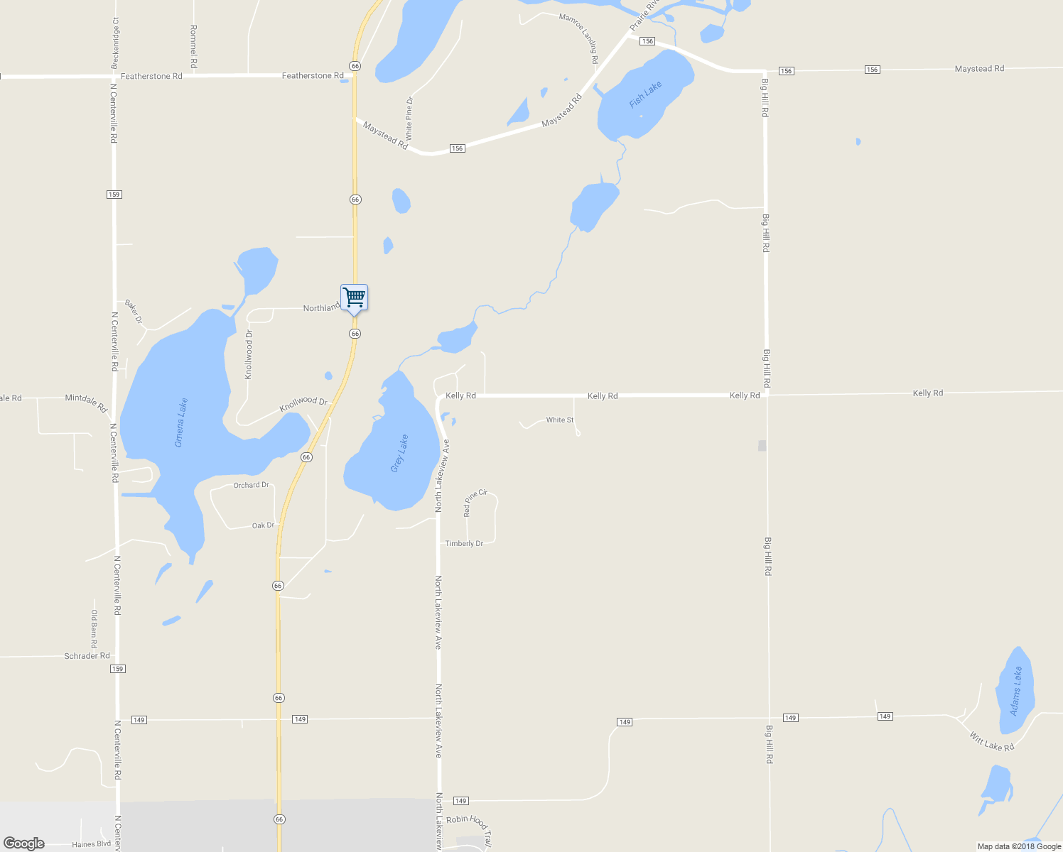 map of restaurants, bars, coffee shops, grocery stores, and more near 66100 Spruce Court in Sturgis