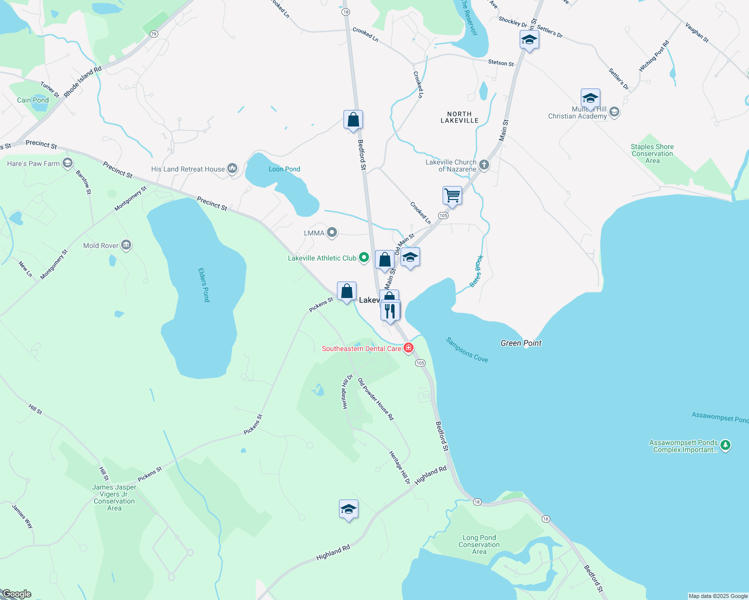 1 Precinct Street, Lakeville MA Walk Score