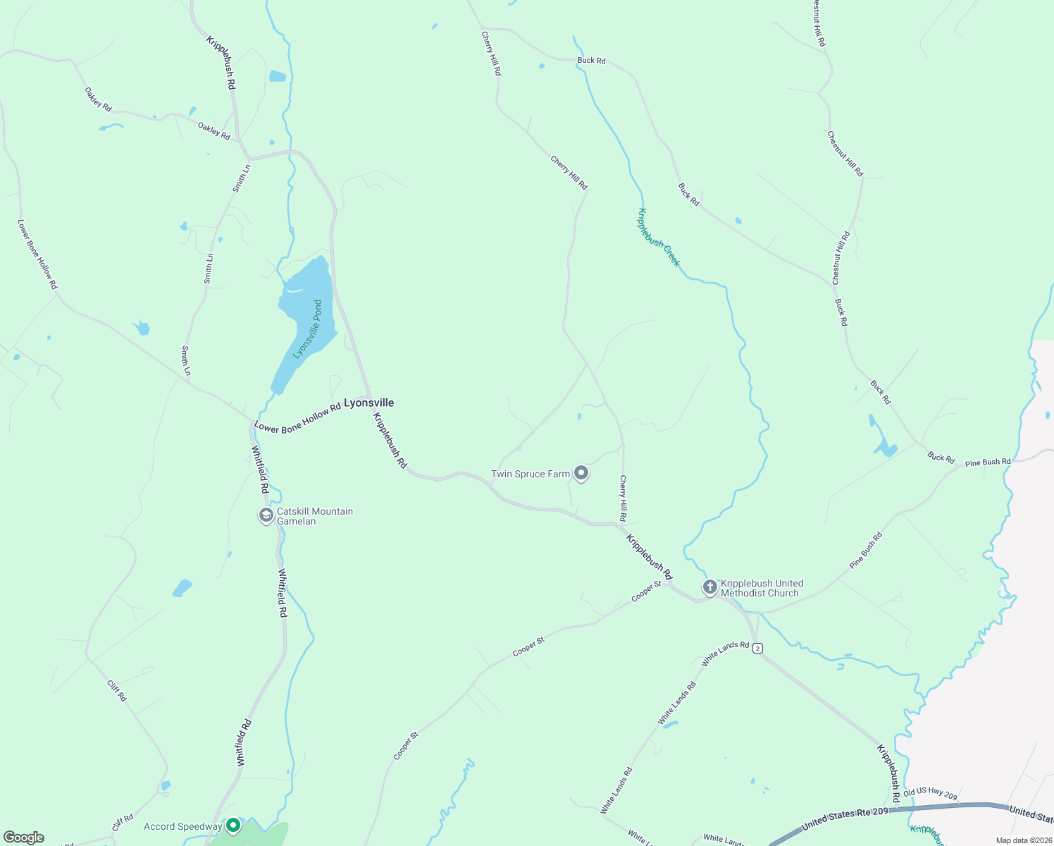 map of restaurants, bars, coffee shops, grocery stores, and more near 57 Hornbeck Road in Accord
