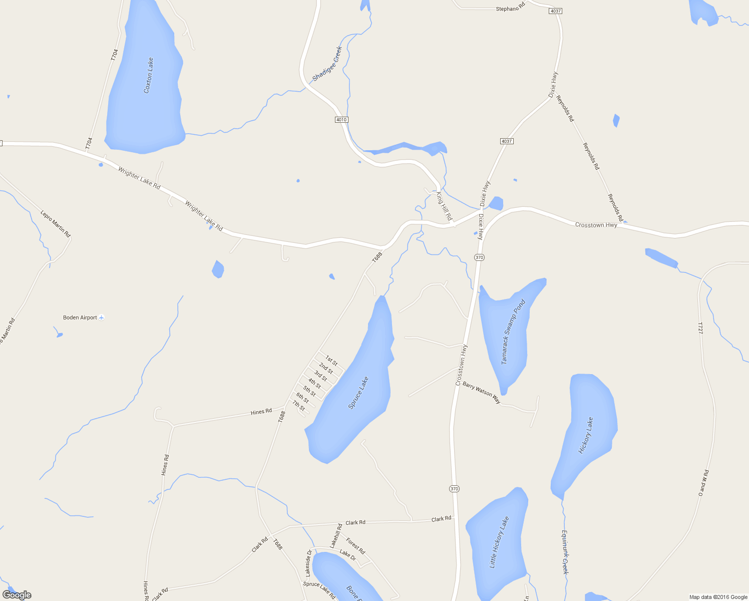 map of restaurants, bars, coffee shops, grocery stores, and more near 460 Spruce Lake Road in Lakewood