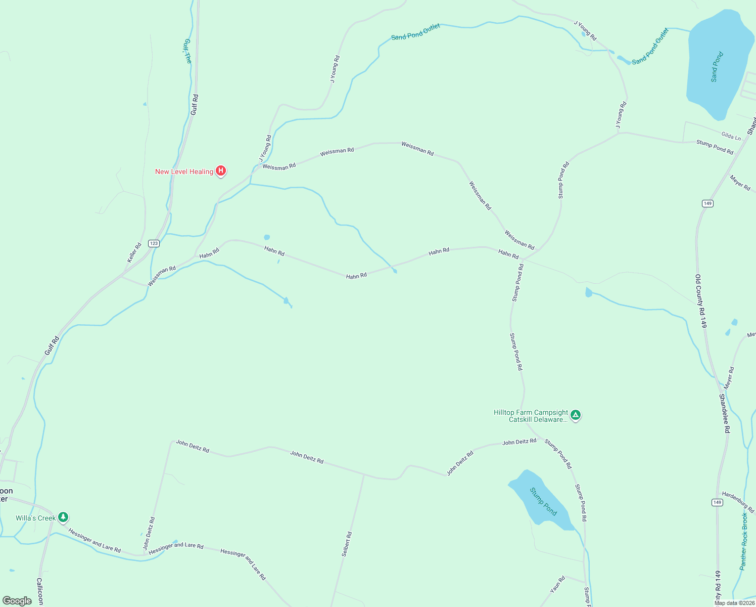 map of restaurants, bars, coffee shops, grocery stores, and more near in Callicoon Center