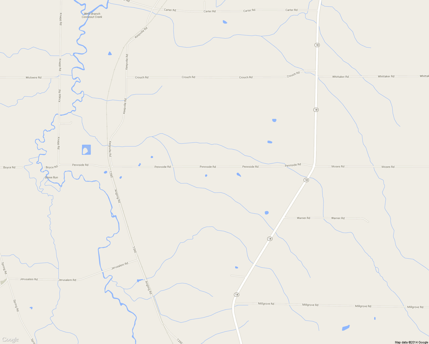 map of restaurants, bars, coffee shops, grocery stores, and more near 11373 Pennside Rd in Albion