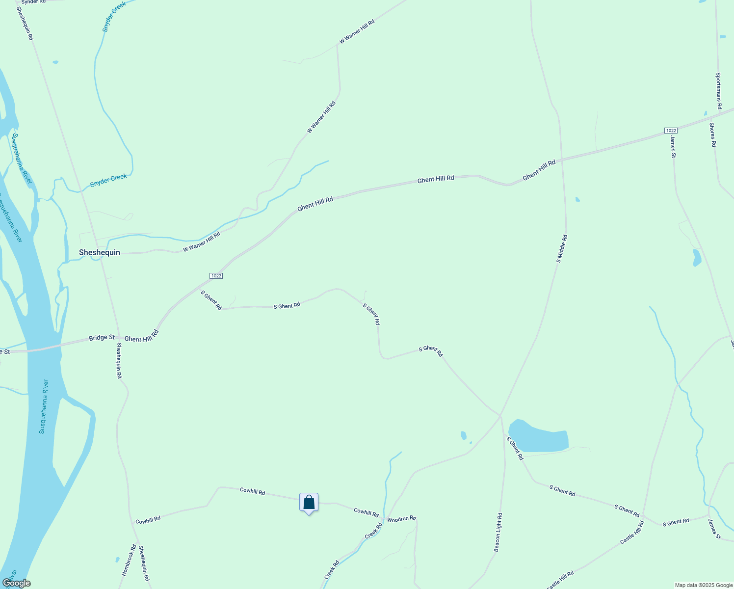 map of restaurants, bars, coffee shops, grocery stores, and more near 46 Ryegrass Lane in Ulster