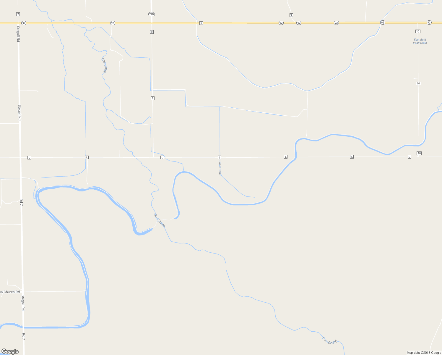 map of restaurants, bars, coffee shops, grocery stores, and more near 80141 County Road L in Morrill