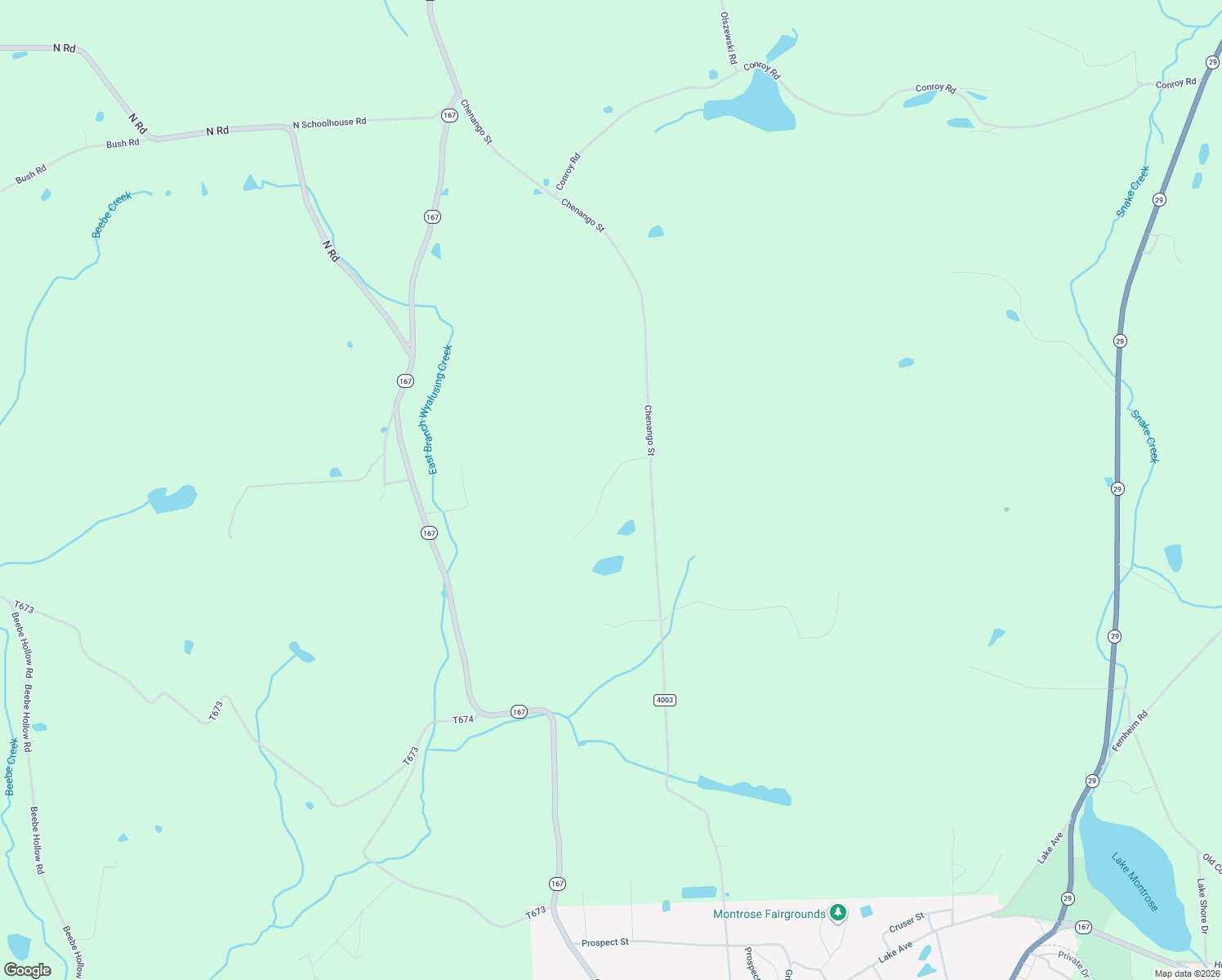 map of restaurants, bars, coffee shops, grocery stores, and more near 1691 Chenango Street in Montrose