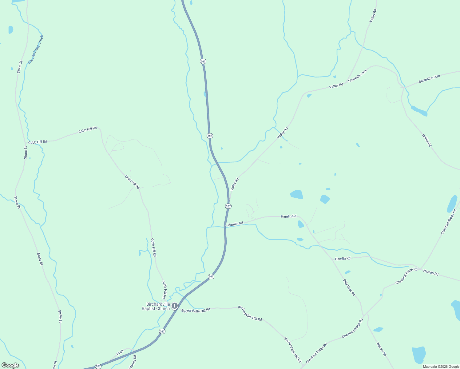 map of restaurants, bars, coffee shops, grocery stores, and more near 17512 Pennsylvania 267 in Montrose