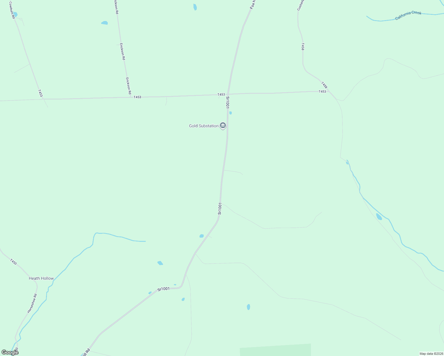 map of restaurants, bars, coffee shops, grocery stores, and more near Fox Hill Road in Ulysses