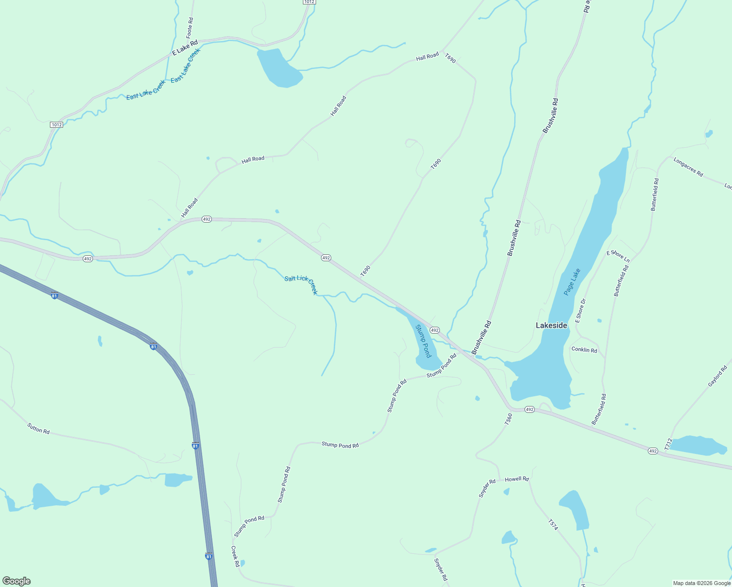 map of restaurants, bars, coffee shops, grocery stores, and more near 3366 Pennsylvania 492 in New Milford