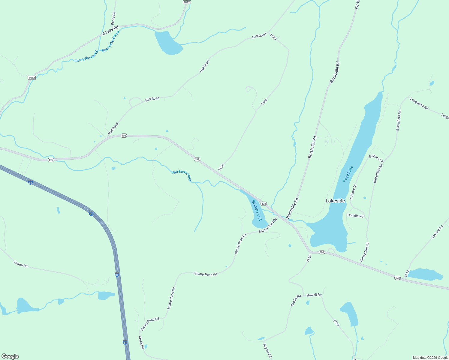 map of restaurants, bars, coffee shops, grocery stores, and more near 3366 Pennsylvania 492 in New Milford