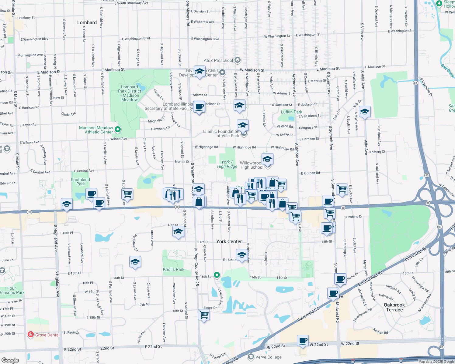 224 West Edward Street, Lombard IL Walk Score