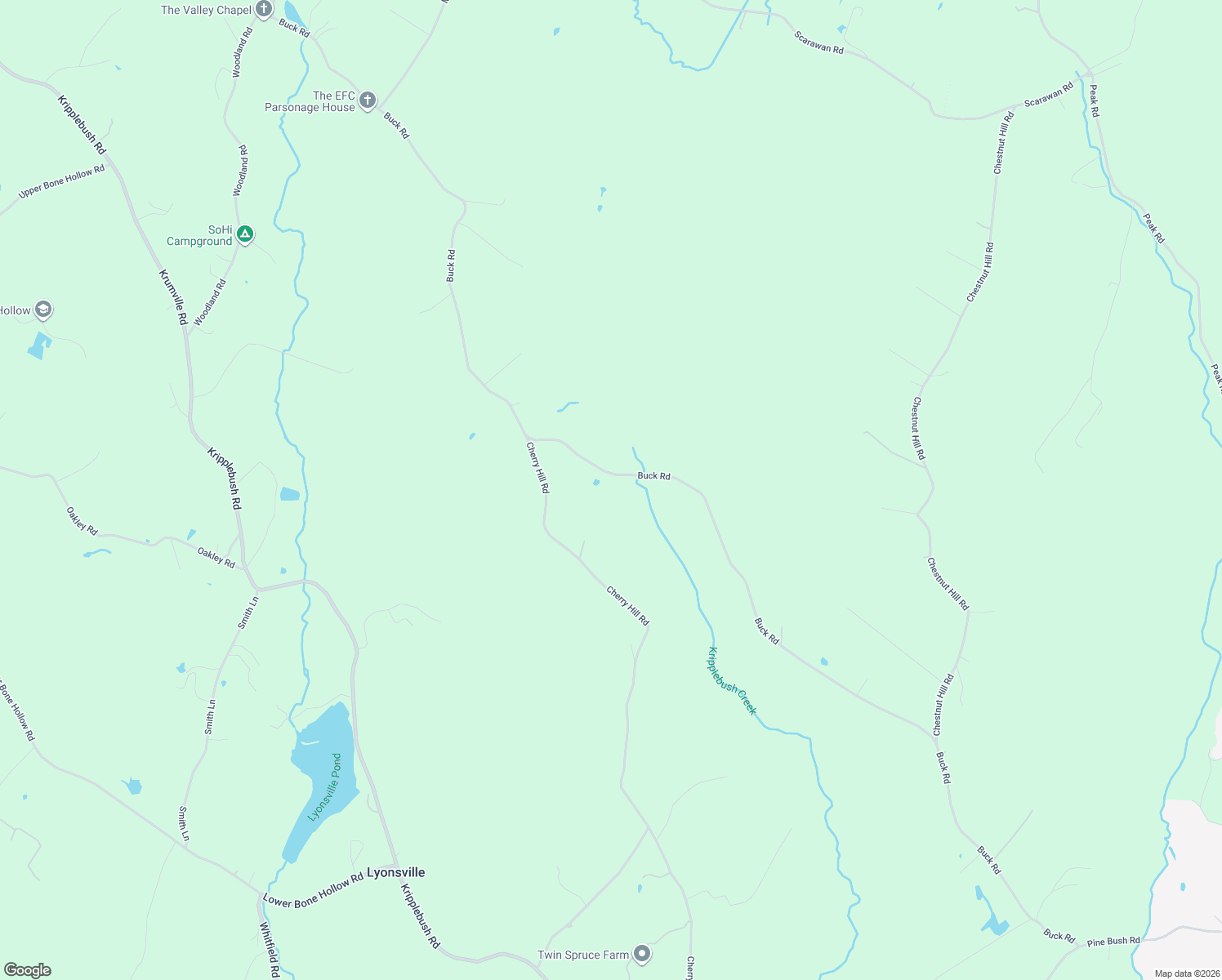 map of restaurants, bars, coffee shops, grocery stores, and more near 393 Buck Rd in Stone Ridge