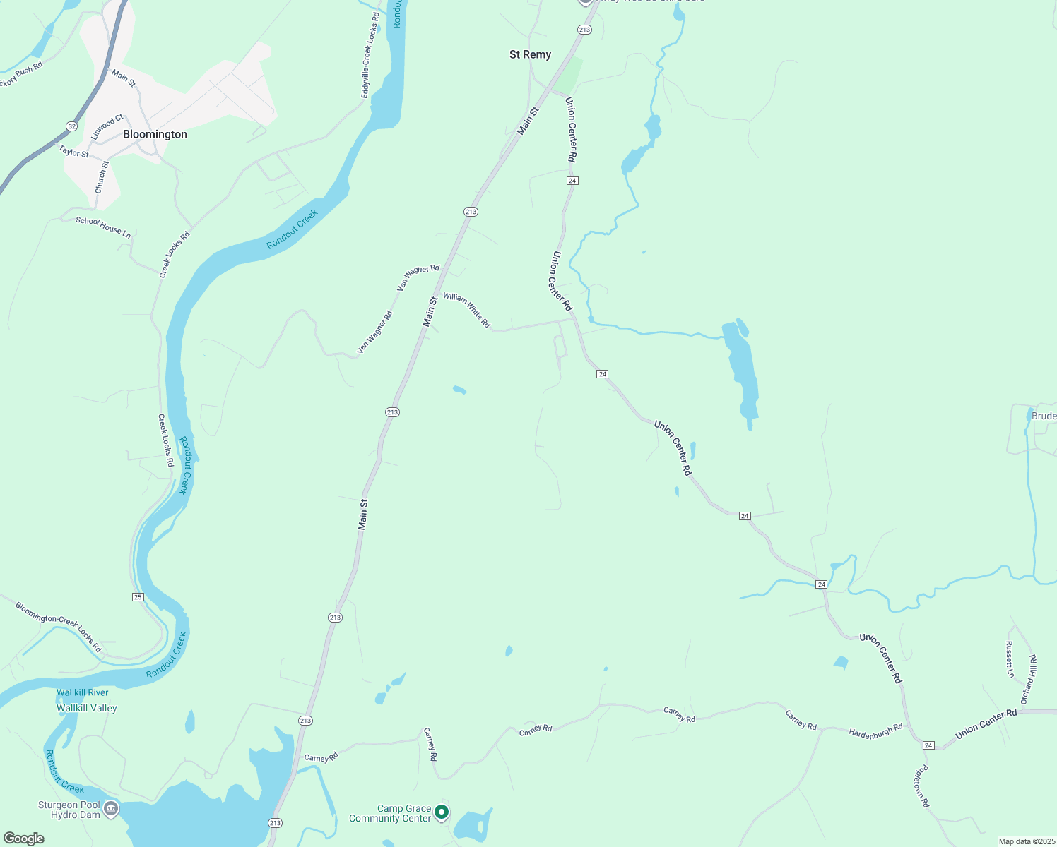 map of restaurants, bars, coffee shops, grocery stores, and more near 28 Highland Road in Ulster Park