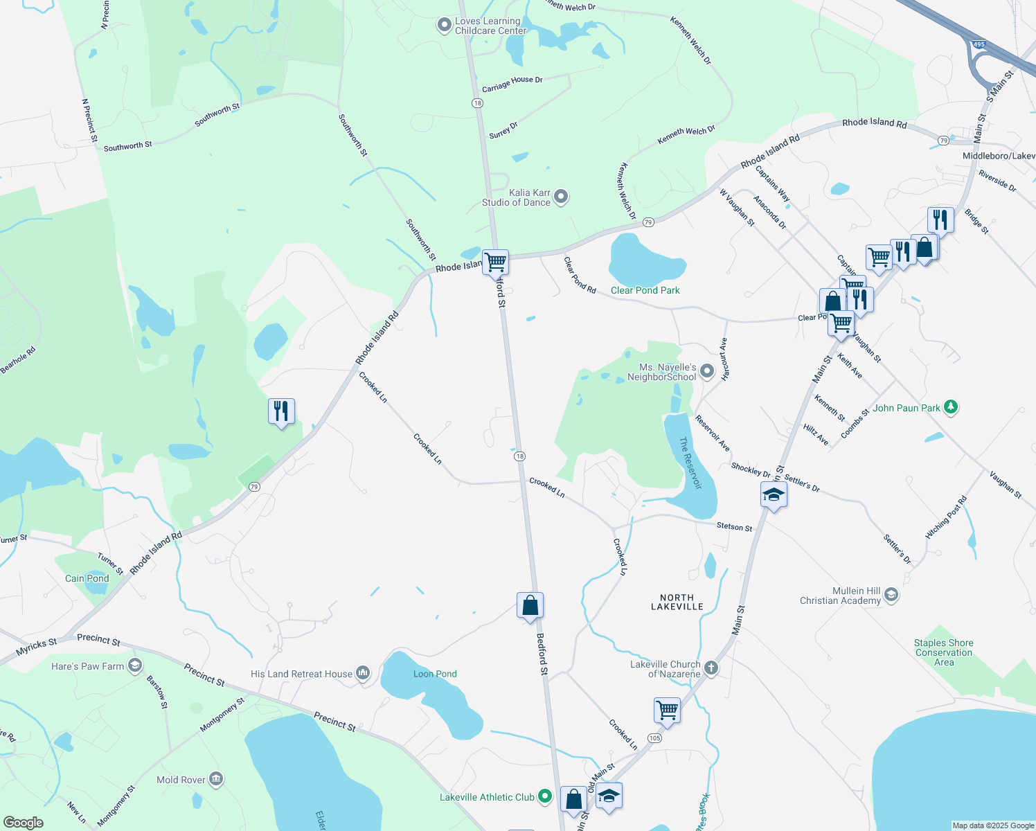 202 Bedford Street, Lakeville MA Walk Score