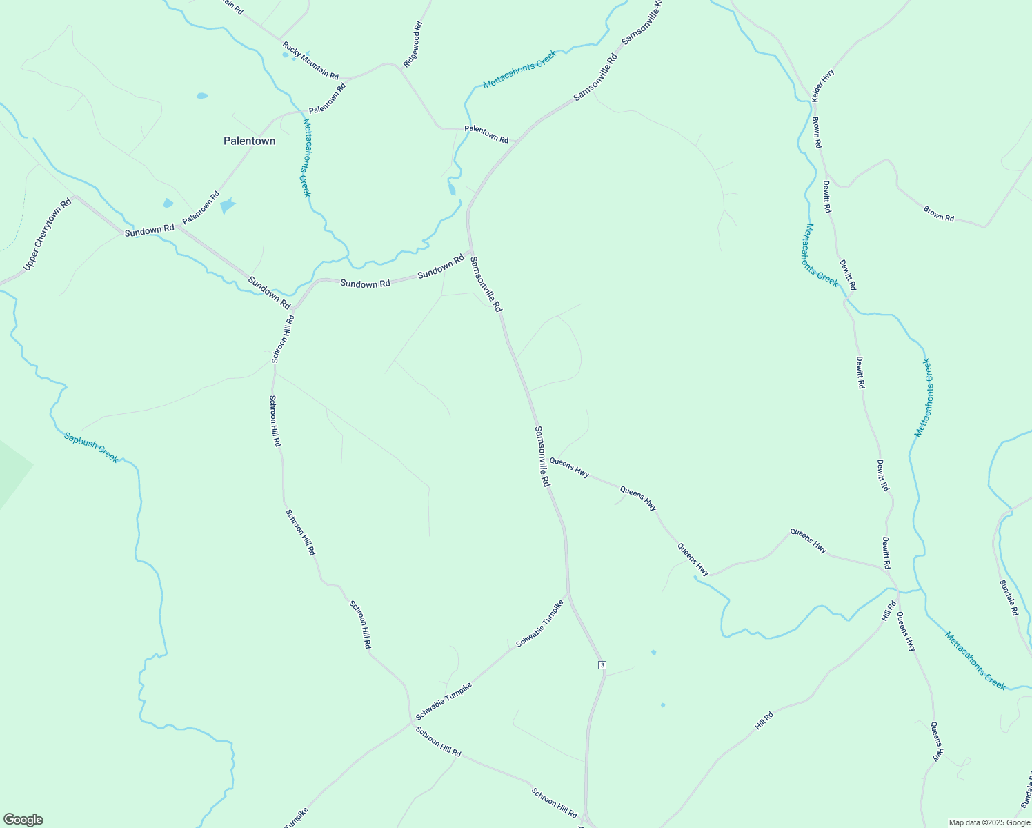 map of restaurants, bars, coffee shops, grocery stores, and more near 989 Samsonville Road in Kerhonkson