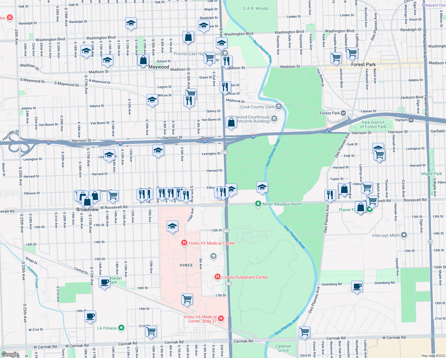 2018 South 1st Avenue, Maywood IL Walk Score